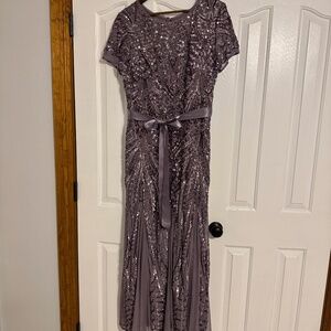 R & M Sequin Embellished Dress